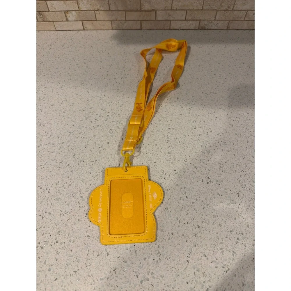 Disney‎ Cruise Line Gold Castaway Club Mickey Lanyard